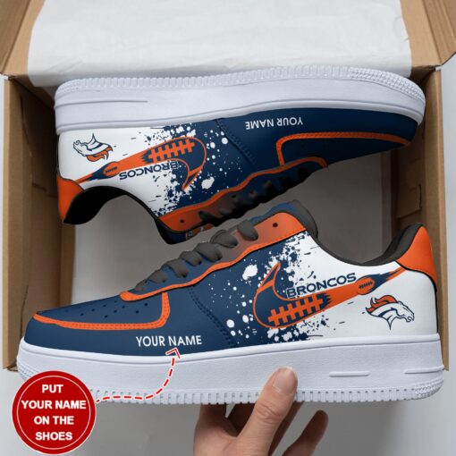 Denver Broncos Personalized AF1 Shoes BG329