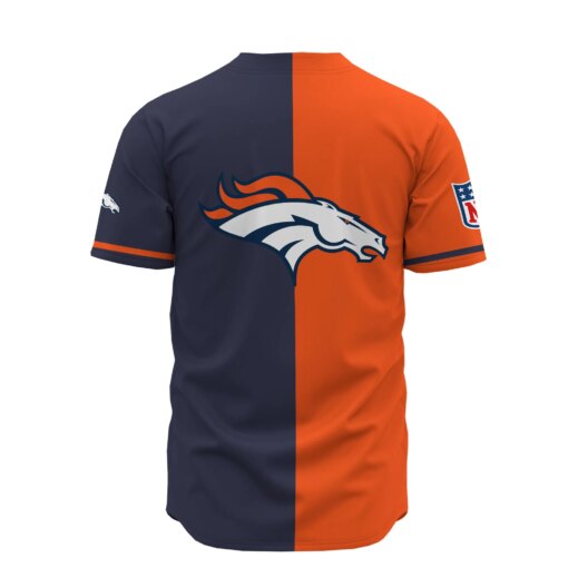 Denver Broncos Personalized Baseball Jersey 522