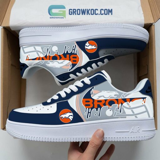 Denver Broncos Personalized Colorful AF1-1 Shoes AF1CS001