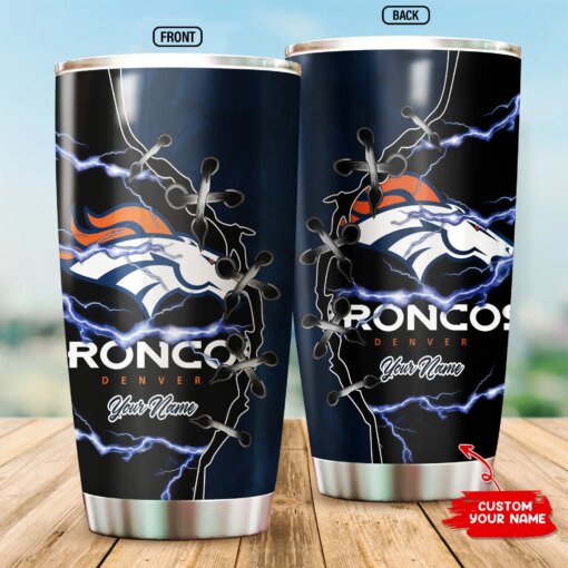 Denver Broncos Personalized Tumbler BG206