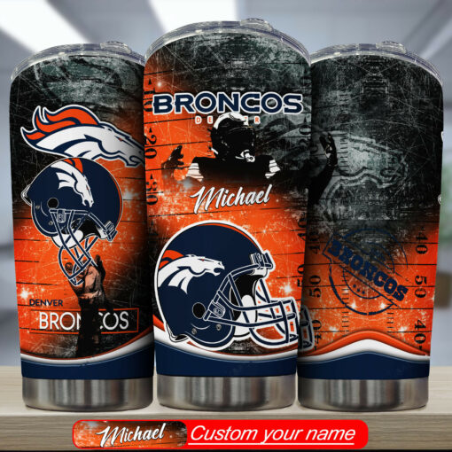 Denver Broncos Personalized Tumbler BG319