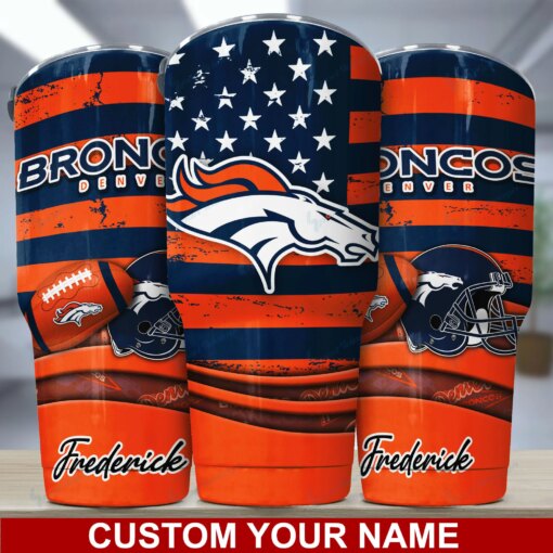 Denver Broncos Personalized Tumbler BG39