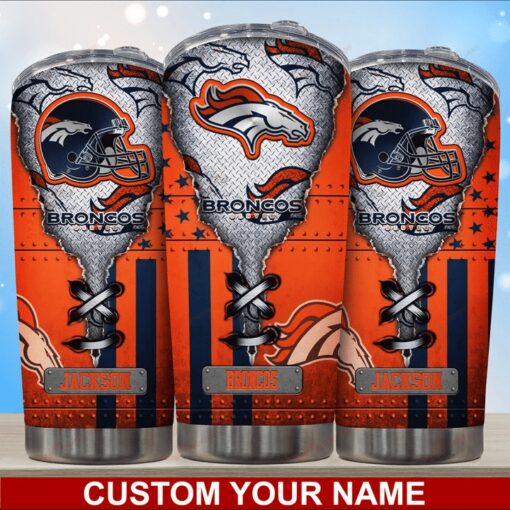 Denver Broncos Personalized Tumbler BG414