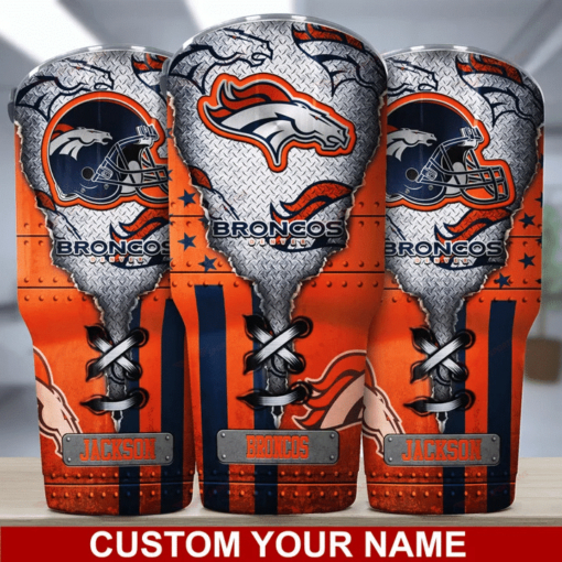 Denver Broncos Personalized Tumbler BG414