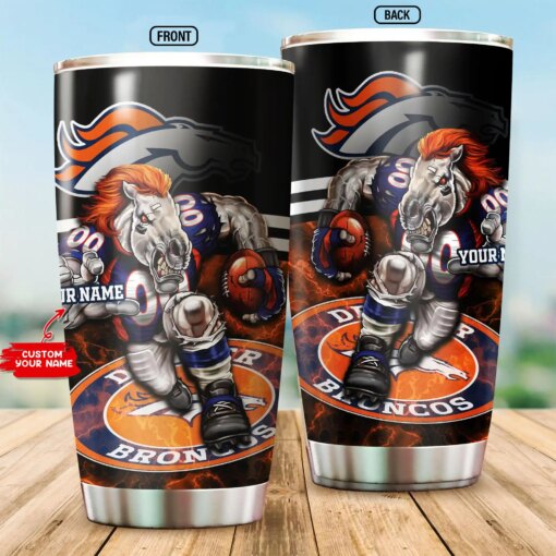 Denver Broncos Personalized Tumbler BG619