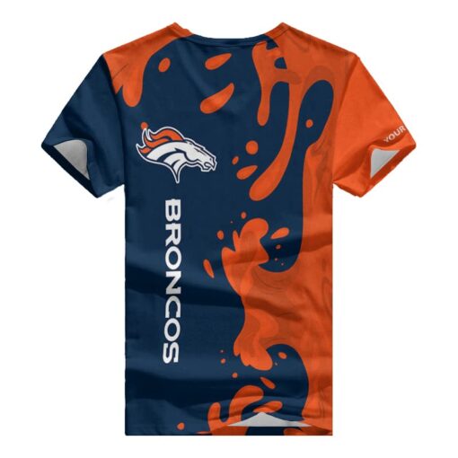 Denver Broncos Personalized V-neck Women T-shirt BG654