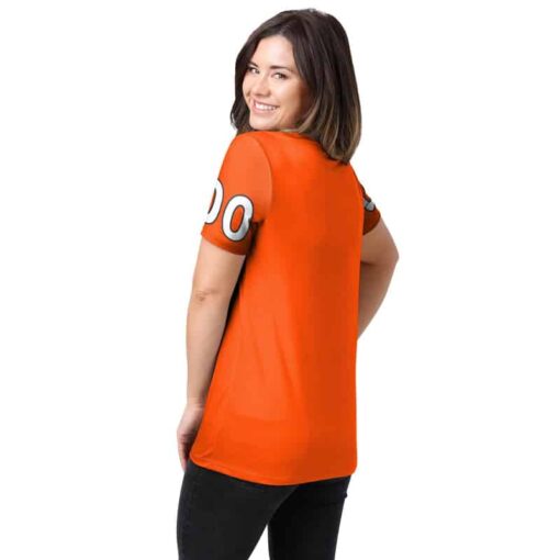 Denver Broncos Personalized V-neck Women T-shirt BG730