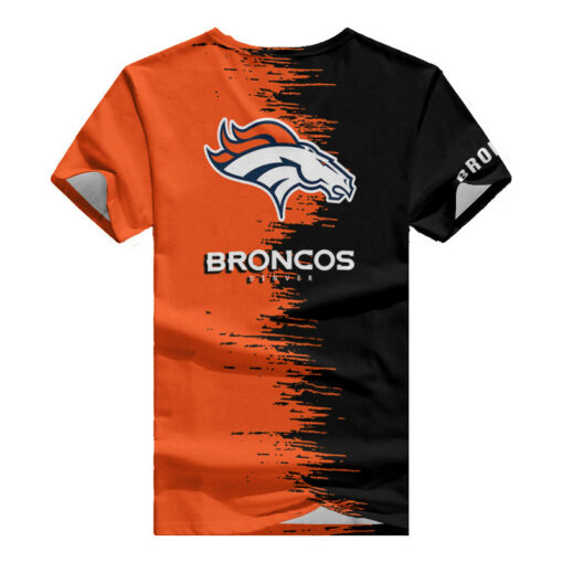 Denver Broncos Summer V-neck Women T-shirt BG04