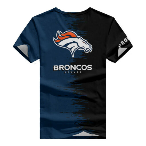 Denver Broncos Summer V-neck Women T-shirt BG04