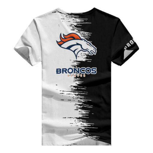 Denver Broncos Summer V-neck Women T-shirt BG04