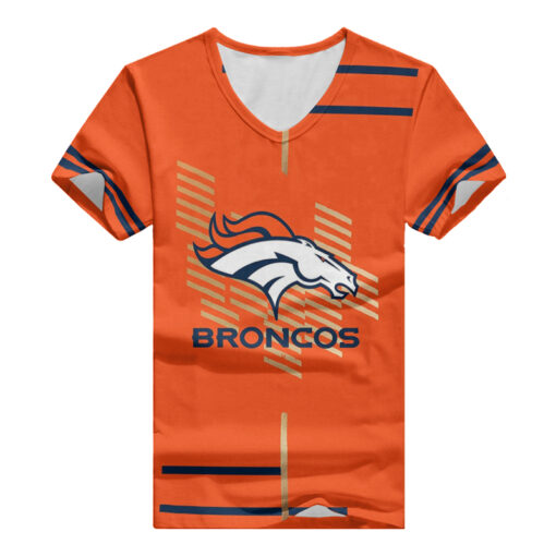 Denver Broncos V-neck Women T-shirt BG943