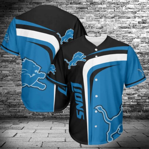 Detroit Lions Baseball Jersey 442