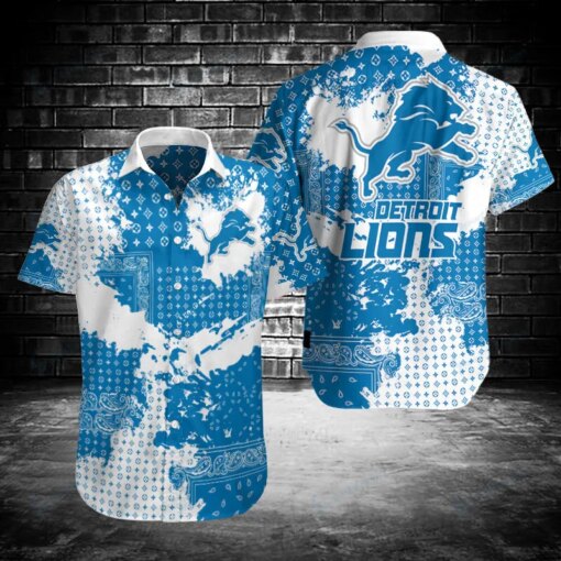 Detroit Lions Button Shirt BB213