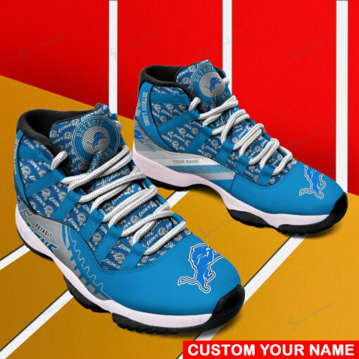 Detroit Lions Personalized AJD11 Sneakers BG160