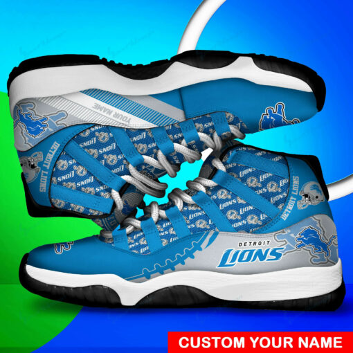 Detroit Lions Personalized AJD11 Sneakers BG160