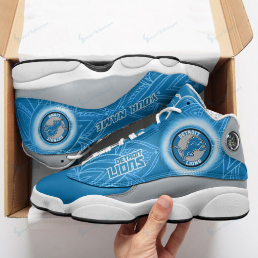 Detroit Lions Personalized AJD13 Sneakers BG119