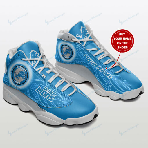 Detroit Lions Personalized AJD13 Sneakers BG119