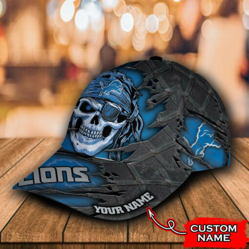 Detroit Lions Personalized Classic Cap 395