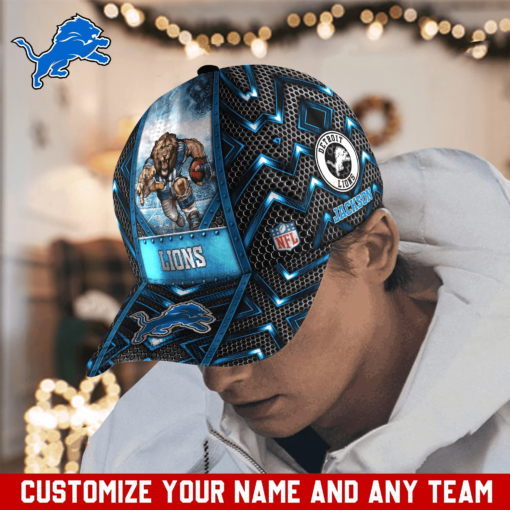 Detroit Lions Personalized Classic Cap BB250