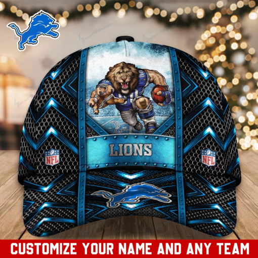 Detroit Lions Personalized Classic Cap BB250