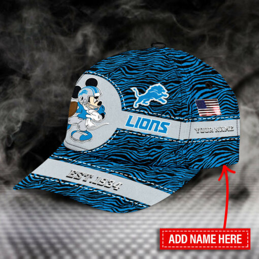 Detroit Lions Personalized Classic Cap BB312