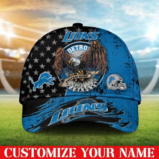 Detroit Lions Personalized Classic Cap BB383