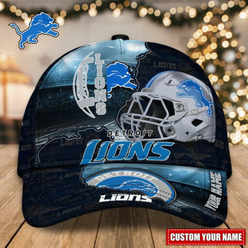 Detroit Lions Personalized Classic Cap BB465