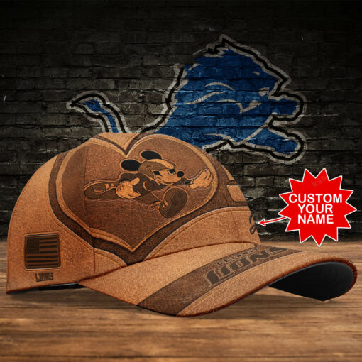 Detroit Lions Personalized Classic Cap BB492