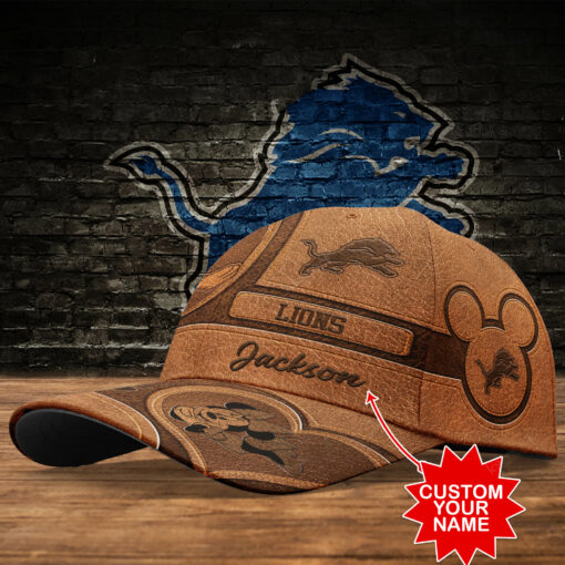 Detroit Lions Personalized Classic Cap BB492