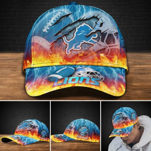 Detroit Lions Personalized Classic Cap BB846