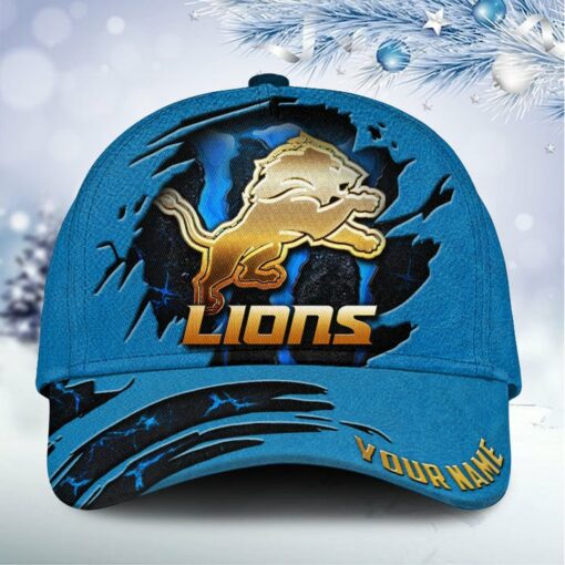 Detroit Lions Personalized Classic Cap BBCAP954