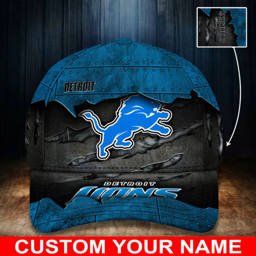 Detroit Lions Personalized Classic Cap BG301