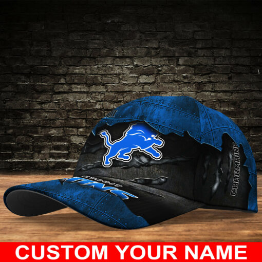 Detroit Lions Personalized Classic Cap BG301