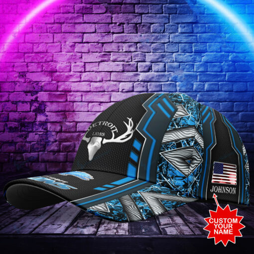 Detroit Lions Personalized Classic Cap BG454