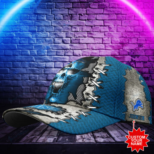 Detroit Lions Personalized Classic Cap BG485