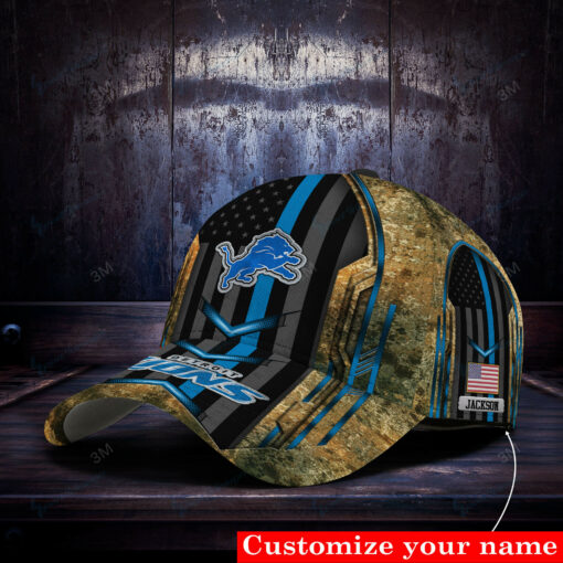 Detroit Lions Personalized Classic Cap BG523