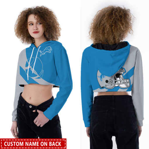 Detroit Lions Personalized Combo Croptop Hoodie And Leggings AZCLG119+AZC2CHD119