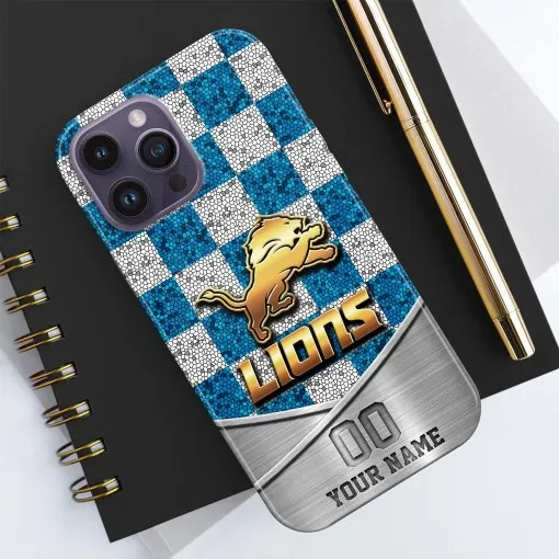 Detroit Lions Personalized Phone Case BGPC100