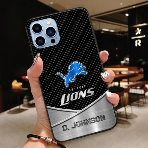 Detroit Lions Personalized Phone Case BGPC132