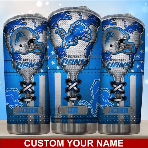 Detroit Lions Personalized Tumbler BG415