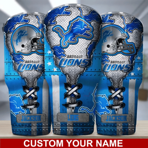 Detroit Lions Personalized Tumbler BG415