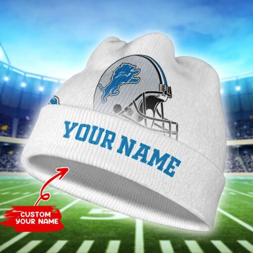 Detroit Lions Personalized Wool Beanie BGWBH200