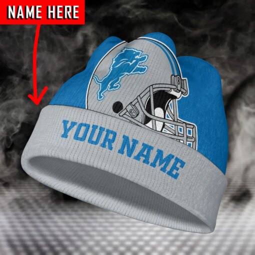 Detroit Lions Personalized Wool Beanie BGWBH204