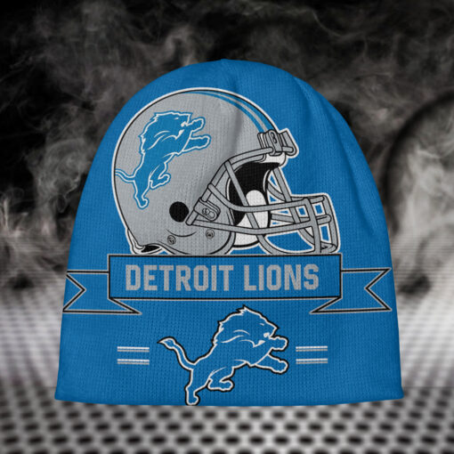 Detroit Lions Personalized Wool Beanie BGWBH204