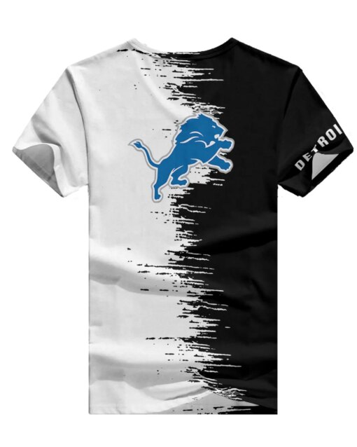 Detroit Lions Summer V-neck Women T-shirt BG18