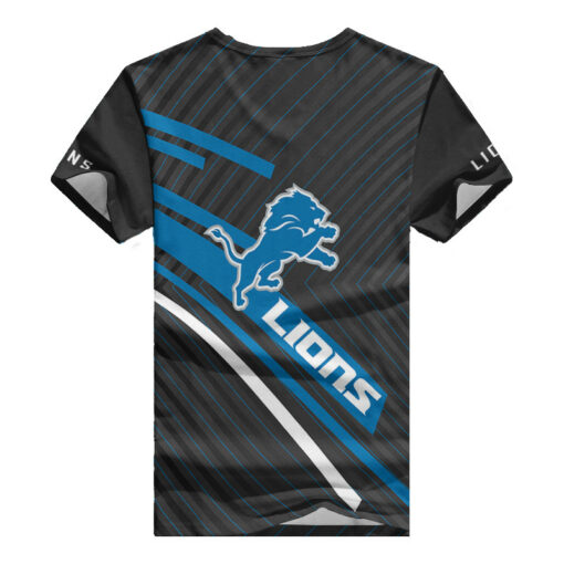 Detroit Lions Summer V-neck Women T-shirt BG333