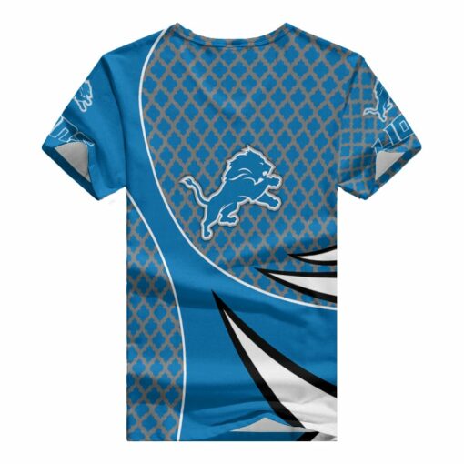 Detroit Lions V-neck Women T-shirt BG528