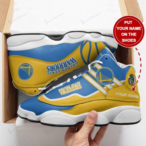 Golden State Warriors Personalized AJD13 Sneakers BG15