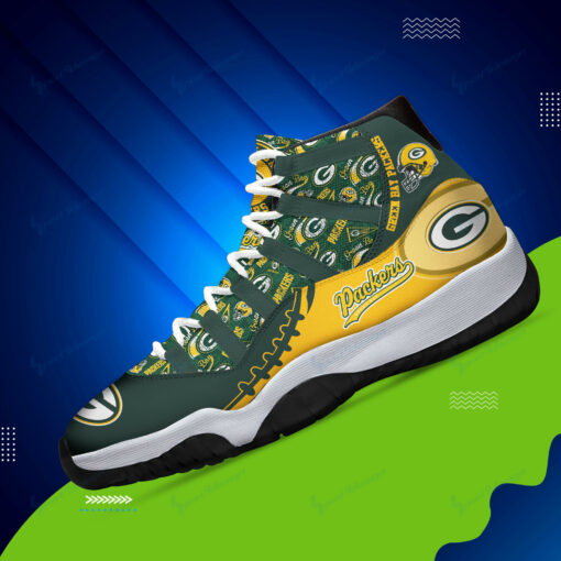 Green Bay Packers Personalized AJD11 Sneakers BG161