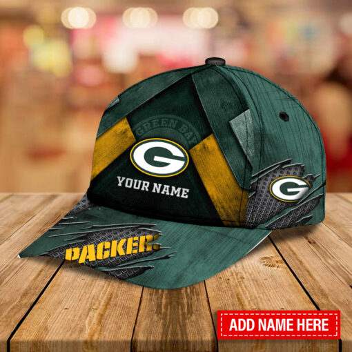 Green Bay Packers Personalized Classic Cap AZCCAP046